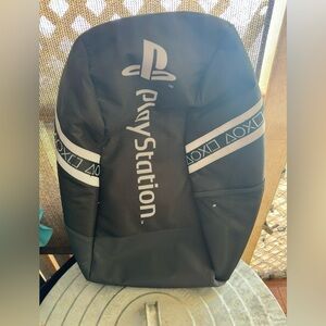 New PlayStation Black Backpack/Console Bag